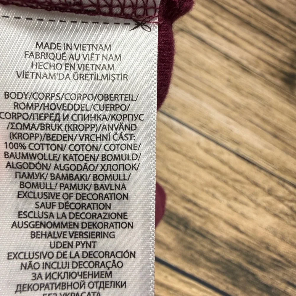 Polo Ralph Lauren Quarter Zip Men Large Burgundy Estate Rib Cotton Pullover